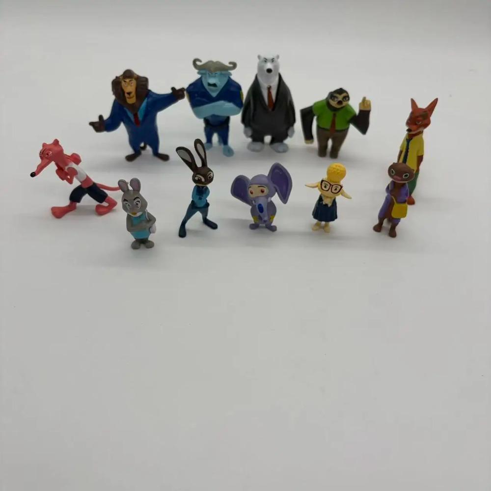 

Amazing Zootopia Animals Action Figure Toys Rabbit Judy Hopps Fox Nick Wilde Movie Kids Gift Collection Figures pack by bag