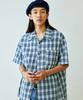 KND Ocean Check Open Collar Shirt