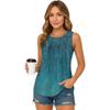 Womens Casual O Neck Loose  Sleeveless Top T-shirt  Summer Tank Tops For Women Tank Camisole Sleeveless Basic Tops