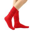 Women Calf Socks, Middle Tube Solid Color Crew Socks Colorful Mid-length Stockings Fashion Socks for Women