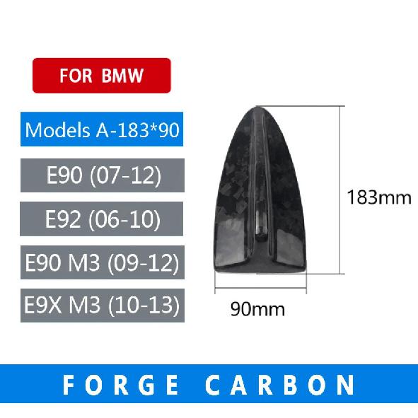 Real Carbon Fiber For BMW M2 M3 M4 12345 7 Series X1 X3 F22 F30 F34 F80 F87 F32 F36 F82 G11 G20 G12 G30 Shark Fin Antenna Cover