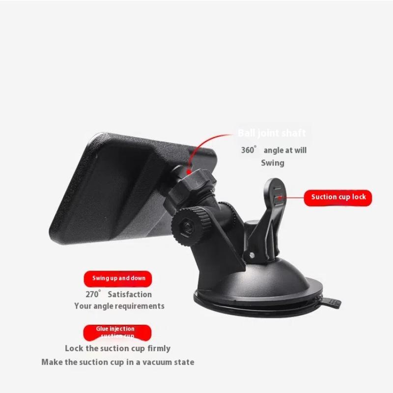 Wide-Angle Rearview Mirror Universal 360° Rotates Adjustable Suction Cup Car Interior Rear View Mirror