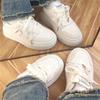 Female Fashion Ins Student Thick Bottom White Shoes Casual Shoes Sports Board Shoes