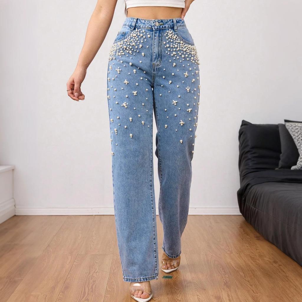 Pantaloni Casual Colorati alla Moda da Donna, Jeans Colorati Versatili Slim Fit