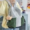 Nylon Student Backpack With Breathable Design And Letter Pattern For Daily Use