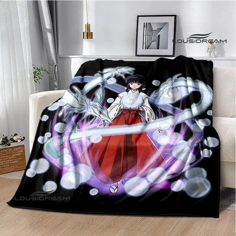 3D Inuyasha Cartoon Printed blankets Picnic blanket Warm Flannel blankets Home bed linings blankets for beds Birthday Gift
