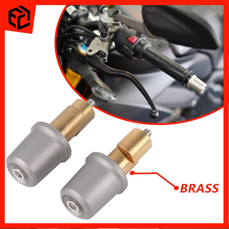 Motorcycle Handlebar Grips Ends Cap Plug Slider Handle Bar Grip Counterweight Cover For Ducati Streetfighter V2 V4 Monster 950