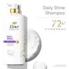 DOVE Daily Shine Shampoo 1 L|| For Damaged or Frizzy Hair|| Makes Hair Soft|| Shiny And Smooth - Mild Daily Shampoo for Men & Women