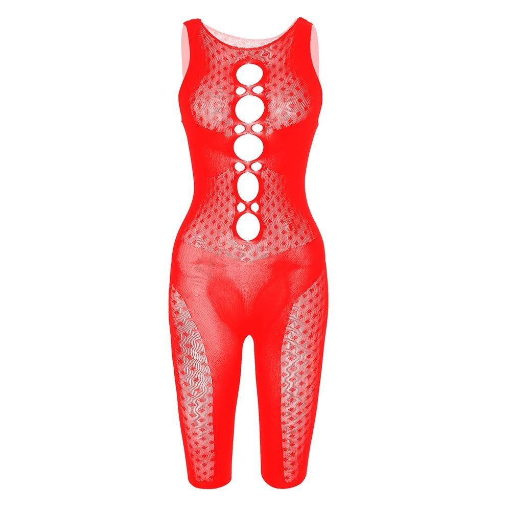 Sexy Women One Piece Mesh Bodysuits Lingerie See Through Bodycon Fishnet Stocking Body Suits Lingerie Costumes Nightwear