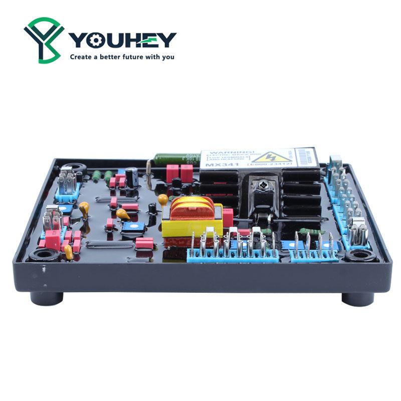 MX341 High-Quality AVR for Brushless Generator with Red Capacitor
