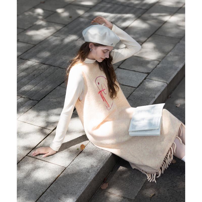 

TonLion Women s Sweet Embroidered Vest Dress L