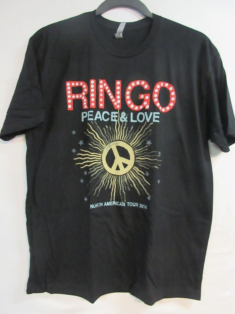 

RINGO STARR OFFICIAL MERCH LOVE 2014 TOUR BAND CONCERT MUSIC EXTRA LARGE Unisex T-Shirt XXXXL
