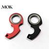 Decompression Fidget Spinner Portable Keychain Heavy Duty Metal Stress Relief Pocket Size Key Ring Kids Adults Index Finger Exercising Spinning