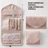 Large Jewelry & Travel Organizer Box - Multi-Compartment Portable Zippered Case Suitable for Necklaces, Earrings, Bracelets