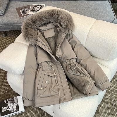 Cotton Padded Jacket, 2025 Winter New Style, Cotton Coat, Women's, Korean Version Medium To Long Length, Cotton Coat, Loose Jacket Cotton Jacket