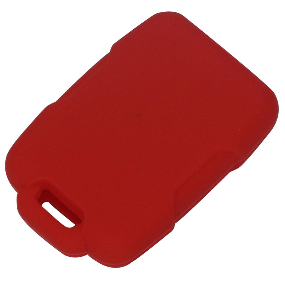 

jingyuqin 4 кнопки дистанционного силиконовый чехол для автомобильного ключа чехол для Cadillac / Chevrolet Silverado / GMC Sierra красный