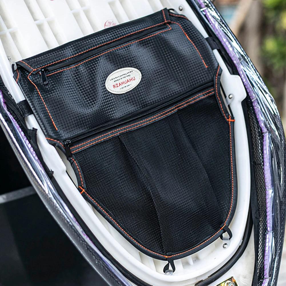RZAHUAHU Motorcycle Under Seat Organizer Bag Tool Storage Rear Seat Bag Storage Pouch Motorcycle Modification Accessories