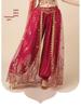 Fashion Huayu Indian Dance Costume: Adult Belly Dance Outfit with Xinjiang Dance Lantern Wide-Leg Pants