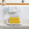 2-in-1 Creative Bathroom Kitchen Utensil Sponge Soap Rag Holder Storage Rack Box