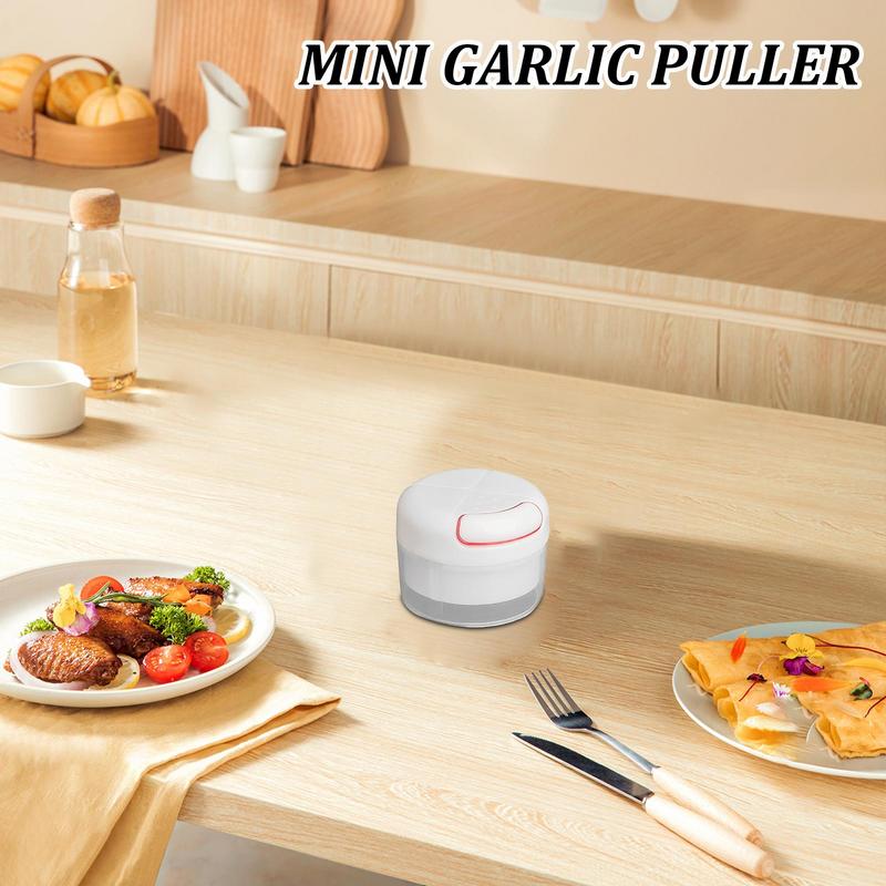 Portable Mini Garlic Puller Manual Garlic Chopper Rotate Garlic Press Crusher Vegetable Onion Cutter Kitchen Cooking Accessories