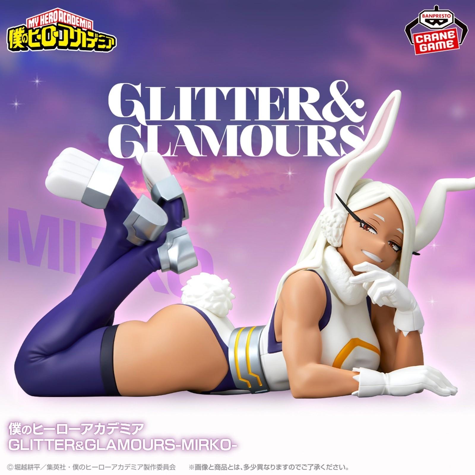 

My Hero Academia Glitter and Glamours Mirko Figure Length 6.7 inch BANPRESTO