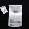 THOM BROWNE Domestically Licensed FKC334A-Y1014-415 4-Bar Wool Knit Polo Shirt tops 36 blackUsed