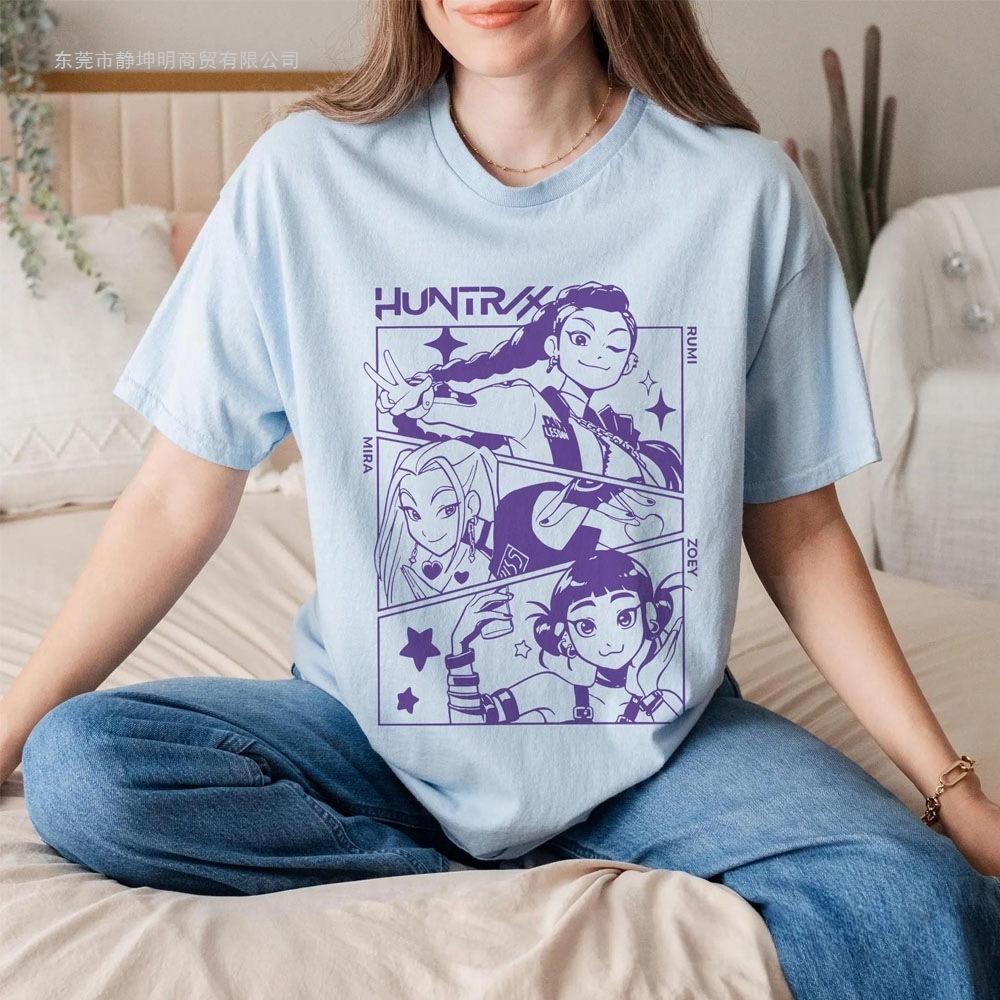 T-Shirts Girls Children's Cartoon Print Fashion Short Sleeve Casual Children's Clothing Top Comfortable
