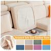 Jacquard Sofa Cushion Cover Elastic Solid Color Sofa Cover For Living Room Washable Removable L Shape Armchair Couch Covers 1pcs