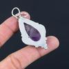 Pear Star Amethyst Gemstone Sterling Silver Sister Unique Ethnic Pendant Jewelry