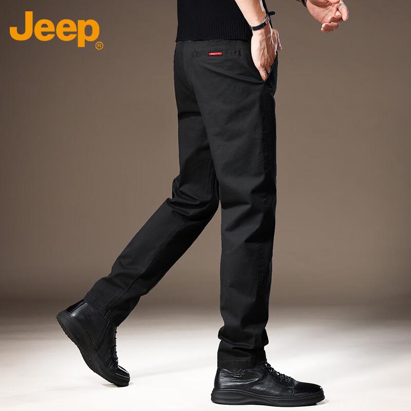 JEEP Men's Autumn/Winter Business Casual Straight-Leg Pants