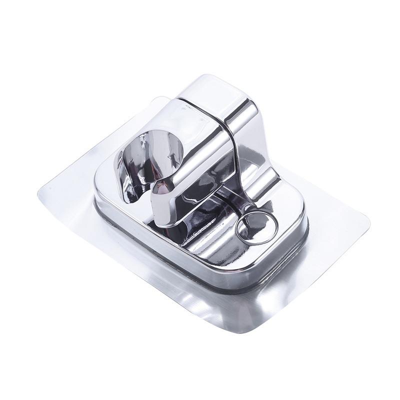 

Тримач для лійки душу Регульований настінний тримач для душу Самоклеючий тримач для лійки душу Ручний кронштейн Аксесуари для ванної кімнати 1 шт. срібний