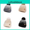 Knitted Winter Beanie Hat For Women With Fleece Lining And Ear Warmers For Outdoor Casual Wear