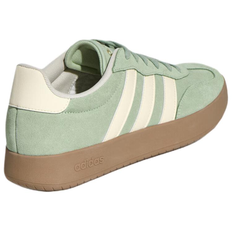 adidas BARREDA Low Top German Army Trainers Unisex Green White KH7001