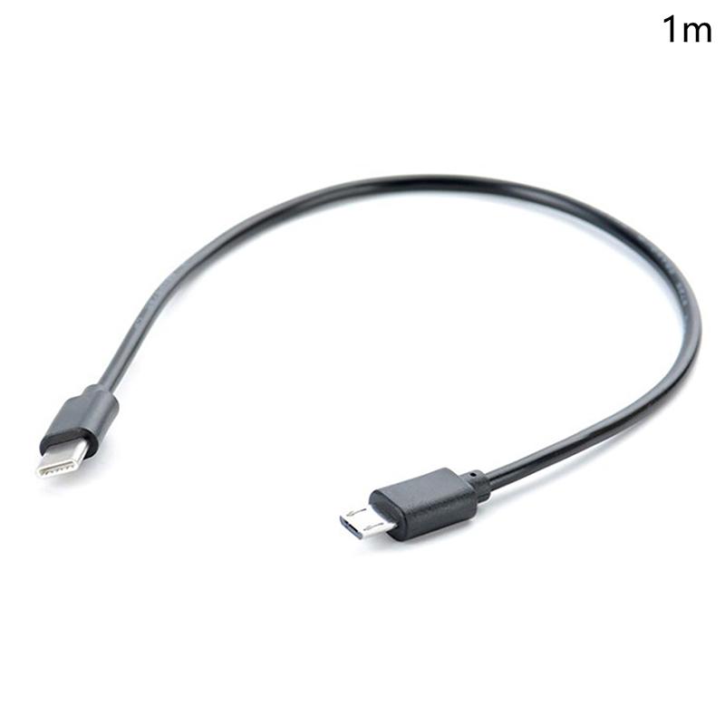 Type C Usb-C To Micro Usb Cable Micro B Usb Type C Cord Male To Male Data Cable