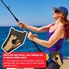 Slide-in Fishing Rod Hip Holster – Hands-Free Rod Holder For Wading, Surf, Fly & Bank Fishing – Quick Draw Waist Belt Gear, Nylon