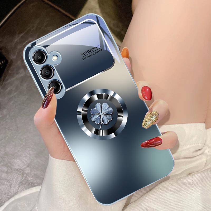 Farbverlauf-Blumen für Samsung Galaxy A14 4G 20 30 52 20S 21S 22 A32 33 34 42 50 51 53 54 70 71 72 73 5G Glas-Handyhülle