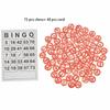 40+75 Bingo Unterhaltungsset für Kinder mit 40 Bingokarten und 75 Markern