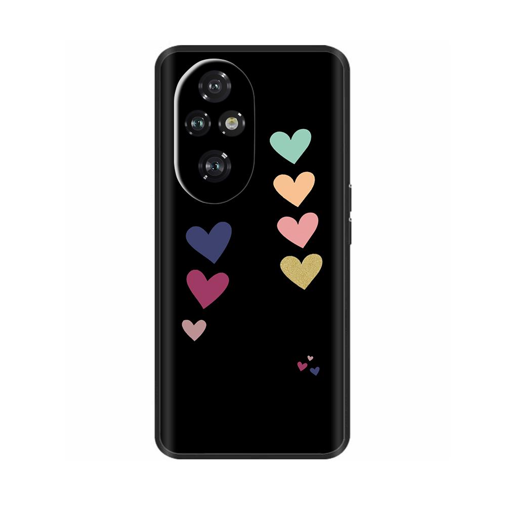 For Honor 200 Pro Case Soft Silicone Luxury Painted Back Cover For Honor200 Honor 200 Pro Cases 200pro Shockproof Bumper Shell