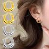 Versatile Chunky Hoop Earrings Simple Ear Pendant Vintage Drop Earrings  Women