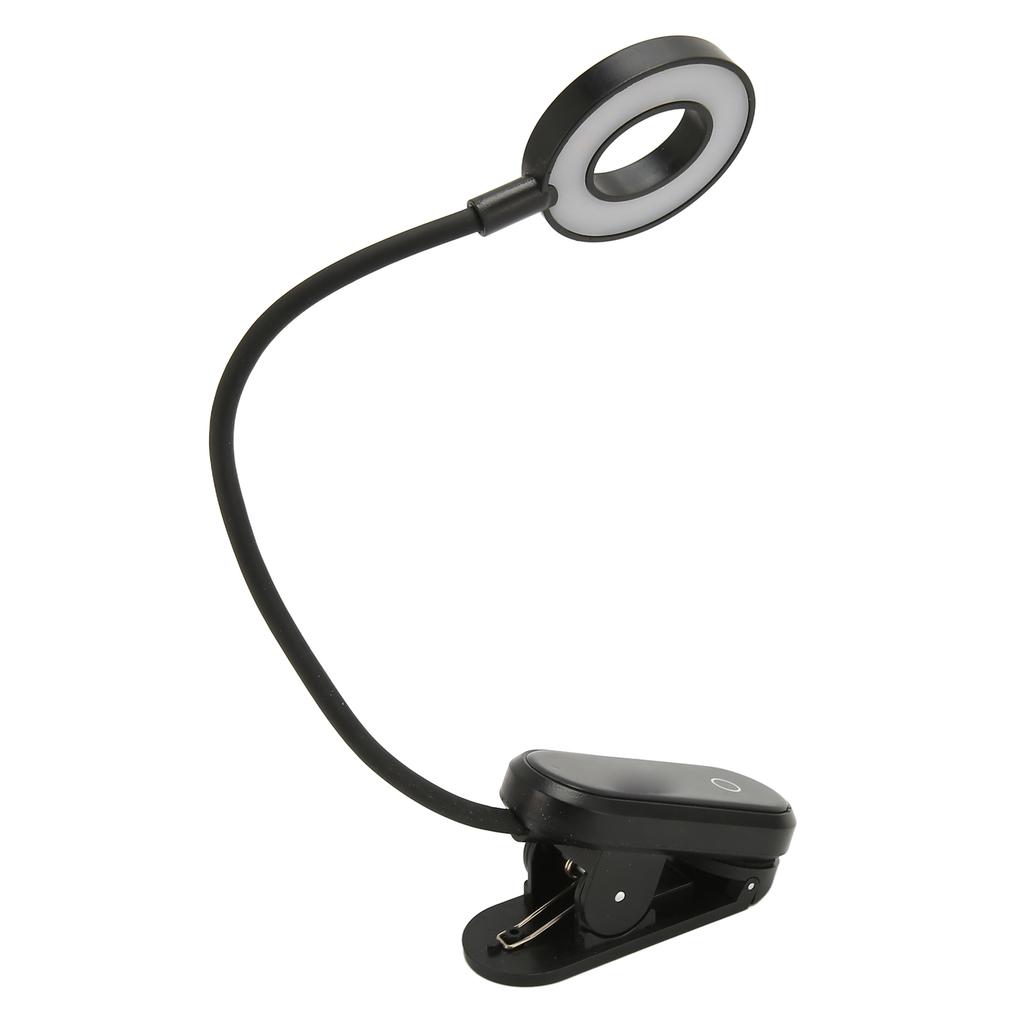 Bordlampe Klypelampe Berøringskontroll Multifunksjonell Bordlampe med 360 Graders Svanenakk for Seng