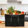 Spacious Large Capacity Nonwoven Toted Bag For Heavy Shopping Trip Foldable Storage Solution