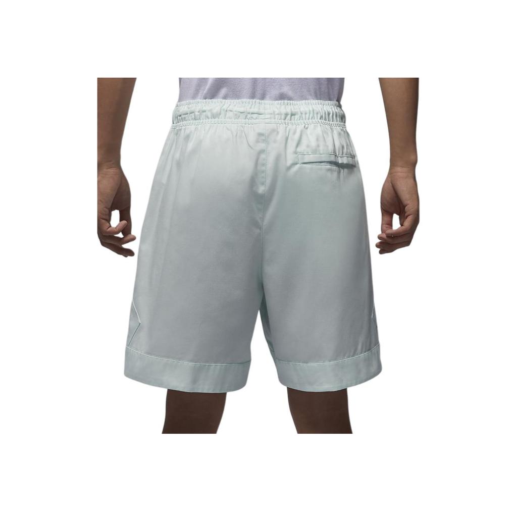 Jordan Essentials Diamond Solid Color Mid Waist Comfortable Elastic Drawstring Casual Shorts Men Shorts Light-Green FN6516-394