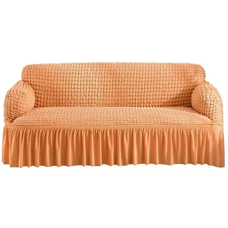Lace Heming Dustproof Sofa Cover Full Package Double Person Seersucker Sofa Cover Four Seasons Universal Sofa Hat Home Decor