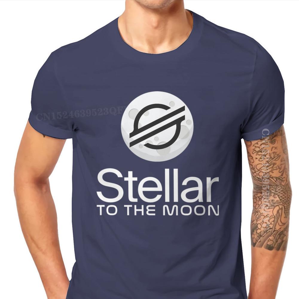 Classic Hip Hop Tshirts Stellar Crypto XLM Coin Cryptocurrency Tops Comfortable Unisex T Shirts Unisex Tshirt Clothing Gift Clothes