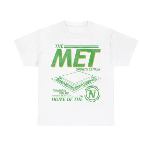 The Met Arena Minnesota North Stars Hockey Team T-shirt.webp Unisex T-Shirt XL
