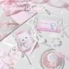 Ballet Series Transparent PVC Card Holder with Ribbon 3 Inch Kpop Photocard Frame Lovely Photocard Sleeves for Girl Bag Pendant