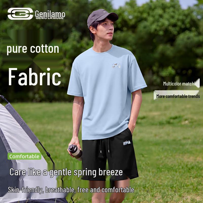

GENIOLAMODE Men s Summer Casual Sportswear Set 2XL