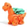Dinosaur Press And Glide Toy Bulldozer Model For Kids Interactive Learning Play