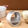 Aluminum Alloy Round Cake Mold with Removable Bottom Pudding Cheesecake Baking Mould Kitchen Tools for Sweet Treats
