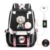Demon slayer ghost extermination column student schoolbag junior high school student primary school student middle school student backpack